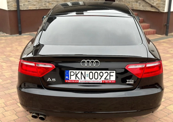 Audi A5 cena 44900 przebieg: 264000, rok produkcji 2010 z Boguchwała małe 596